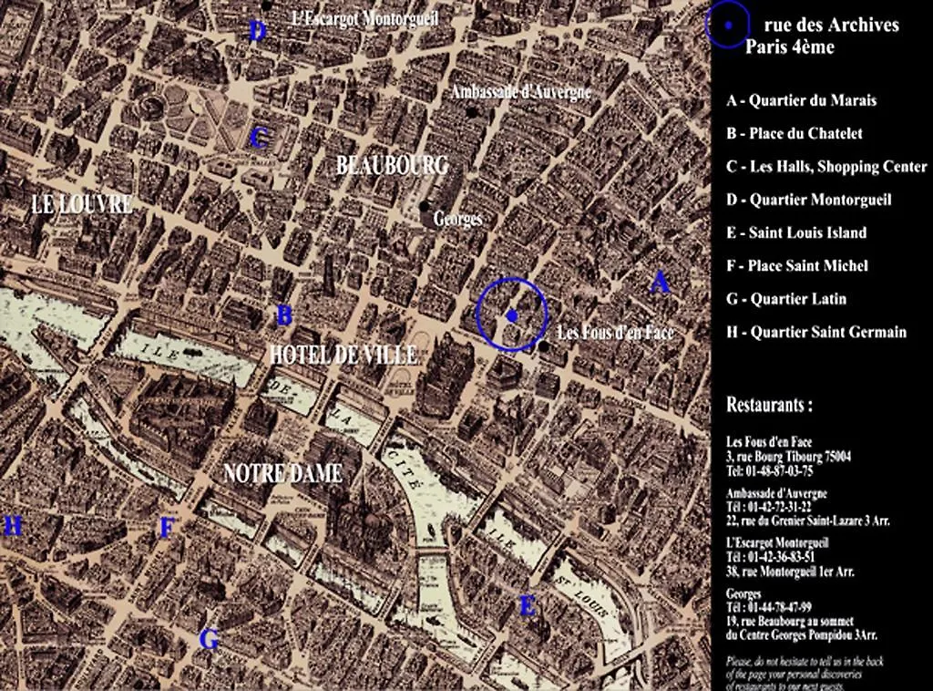 Apartamento Parisinteriorsrentals - Beautiful Le Marais Notre Dame Appartement
